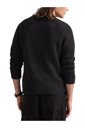 Grey wool blend long-sleeve sweater RALPH LAUREN | 710982142003CHARCOAL